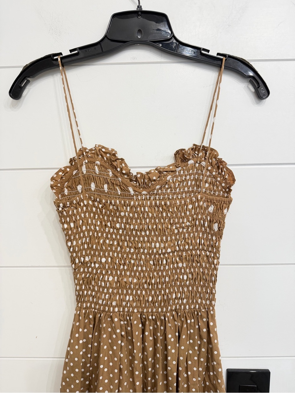 SWF Brown Ruffled Bodice Maxi Dress Size Small 36817 - Picture 7 of 13